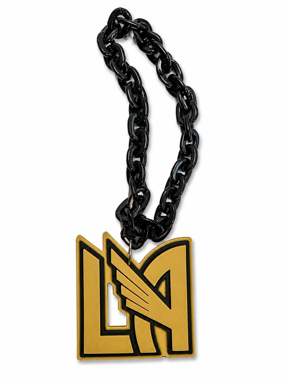 Los Angeles Football Club (LAFC)
Gold and Black Logo Fan Necklace